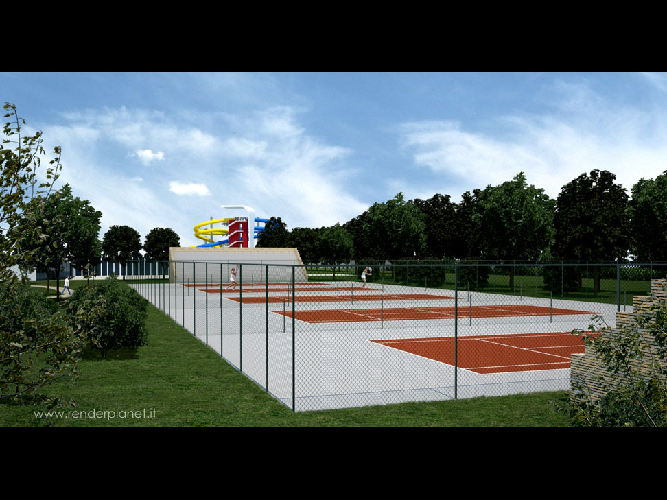 Rendering di impianti sportivi