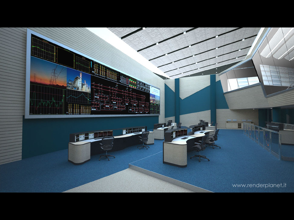 Control room rendering